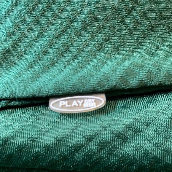 NFL Jets Team Apparel by Reebok Polo Mens Size Large Green Diamond Pattern - Picture 13 of 13